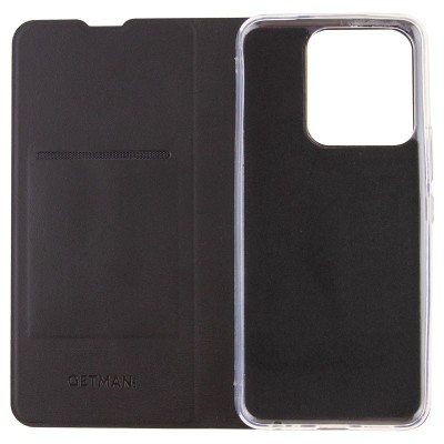 Шкіряний чохол книжка GETMAN Elegant (PU) для TECNO Spark 8C Чорний