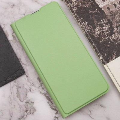 Шкіряний чохол книжка GETMAN Elegant (PU) для Xiaomi Redmi 12 М'ятний