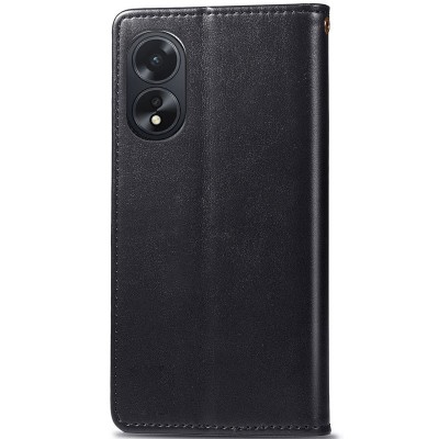 Шкіряний чохол книжка GETMAN Gallant (PU) для Oppo A38 / A18 Чорний