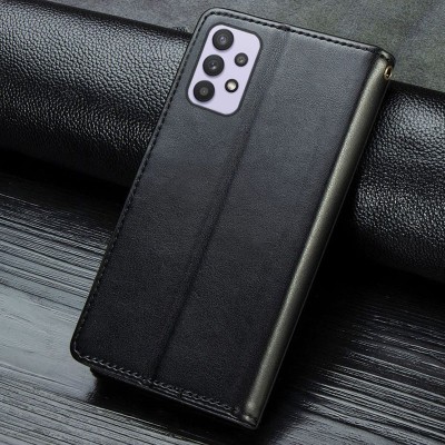 Шкіряний чохол книжка GETMAN Gallant (PU) для Samsung Galaxy A13 4G Чорний