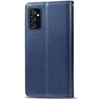 Шкіряний чохол книжка GETMAN Gallant (PU) для Samsung Galaxy M52 Синій