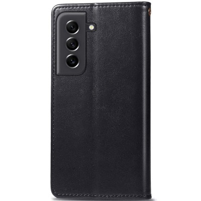 Шкіряний чохол книжка GETMAN Gallant (PU) для Samsung Galaxy S21 FE Чорний