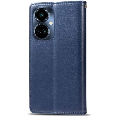 Шкіряний чохол книжка GETMAN Gallant (PU) для TECNO Camon 19 Pro Синій