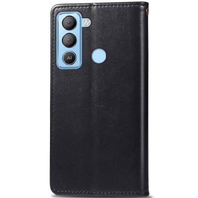 Шкіряний чохол книжка GETMAN Gallant (PU) для TECNO Pop 5 LTE Чорний