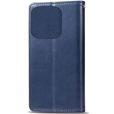Шкіряний чохол книжка GETMAN Gallant (PU) для TECNO Spark 10 Pro Синій Шкіряний чохол книжка GETMAN Gallant (PU) для TECNO Spark 10 Pro Синій