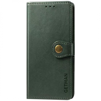 Шкіряний чохол книжка GETMAN Gallant (PU) для TECNO Spark 10 Зелений