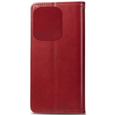 Шкіряний чохол книжка GETMAN Gallant (PU) для TECNO Spark 10 Червоний