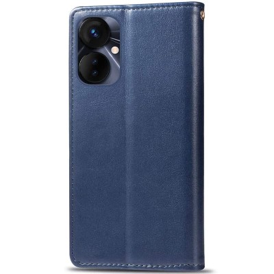 Шкіряний чохол книжка GETMAN Gallant (PU) для TECNO Spark 9 Pro (KH7n) Синій