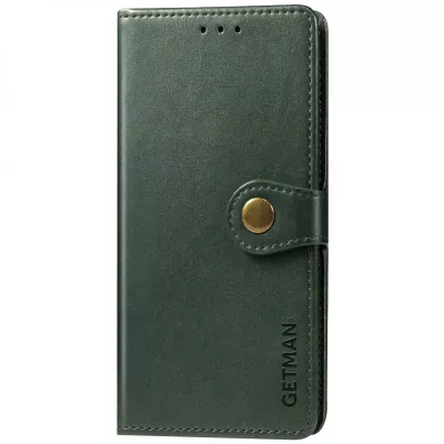 Шкіряний чохол книжка GETMAN Gallant (PU) для Xiaomi Redmi 12 Зелений