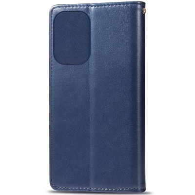 Шкіряний чохол книжка GETMAN Gallant (PU) для Xiaomi Redmi 12 Синій
