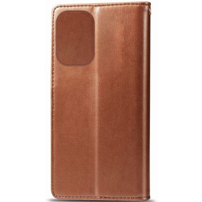 Шкіряний чохол книжка GETMAN Gallant (PU) для Xiaomi Redmi 13C / Poco C65 Коричневий Шкіряний чохол книжка GETMAN Gallant (PU) для Xiaomi Redmi 13C / Poco C65 Коричневий