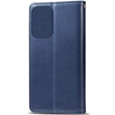 Шкіряний чохол книжка GETMAN Gallant (PU) для ZTE Blade A72 Синій