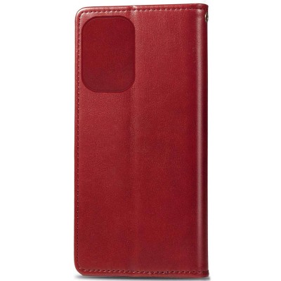 Шкіряний чохол книжка GETMAN Gallant (PU) для ZTE Blade A72 Червоний