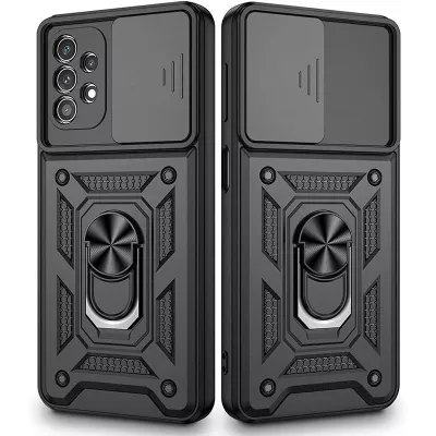 Ударостійкий чохол Camshield Serge Ring для Samsung Galaxy A13 4G Чорний