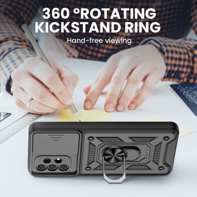 Ударостійкий чохол Camshield Serge Ring для Samsung Galaxy A13 4G Чорний Ударостійкий чохол Camshield Serge Ring для Samsung Galaxy A13 4G Чорний