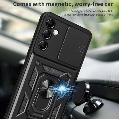 Ударостійкий чохол Camshield Serge Ring для Samsung Galaxy M52 Чорний