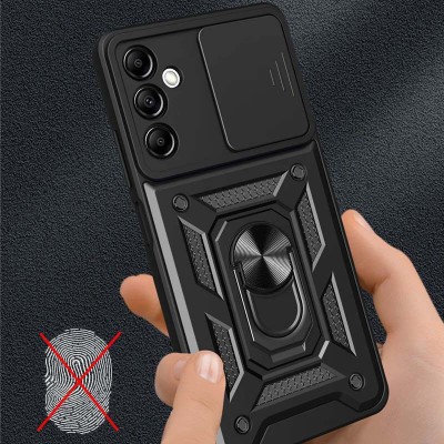 Ударостійкий чохол Camshield Serge Ring для Samsung Galaxy M52 Чорний