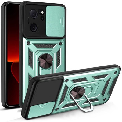 Ударостійкий чохол Camshield Serge Ring для Xiaomi 13T / 13T Pro Зелений