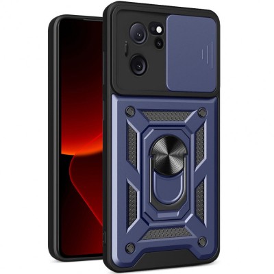 Ударостійкий чохол Camshield Serge Ring для Xiaomi 13T / 13T Pro Синій