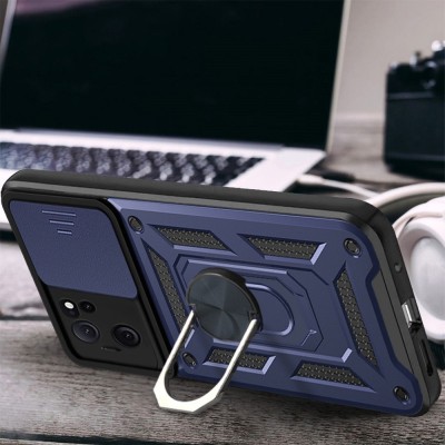 Ударостійкий чохол Camshield Serge Ring для Xiaomi 13T / 13T Pro Синій