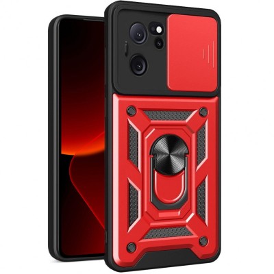 Ударостійкий чохол Camshield Serge Ring для Xiaomi 13T / 13T Pro Червоний