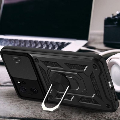 Ударостійкий чохол Camshield Serge Ring для Xiaomi 13T / 13T Pro Чорний