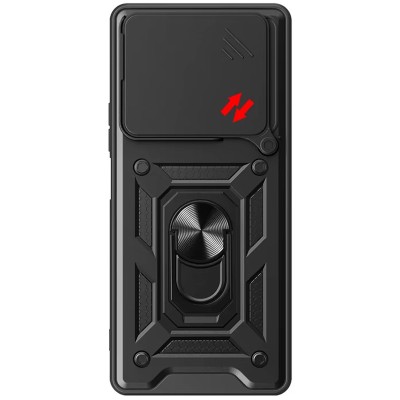 Ударостійкий чохол Camshield Serge Ring для Xiaomi Redmi 13 4G / Poco M6 4G Чорний