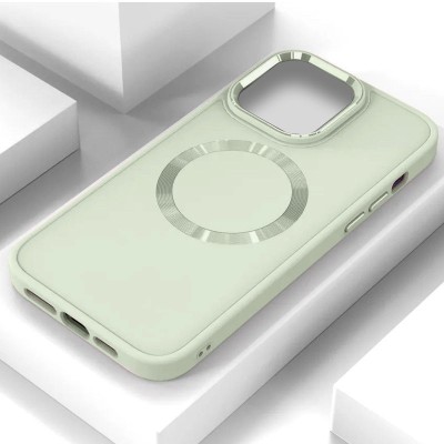 TPU чохол Bonbon Metal Style with MagSafe для Apple iPhone 15 Pro (6.1") Білий / White TPU чохол Bonbon Metal Style with MagSafe для Apple iPhone 15 Pro (6.1") Білий / White