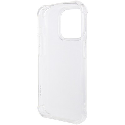TPU чохол GETMAN Ease logo посилені кути для Apple iPhone 16 Pro Max (6.9") Безбарвний (прозорий)