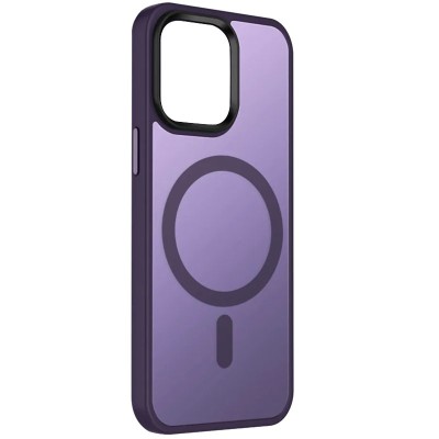 TPU+PC чохол Metal Buttons with MagSafe Colorful для Apple iPhone 15 Plus (6.7") Темно-фіолетовий TPU+PC чохол Metal Buttons with MagSafe Colorful для Apple iPhone 15 Plus (6.7") Темно-фіолетовий