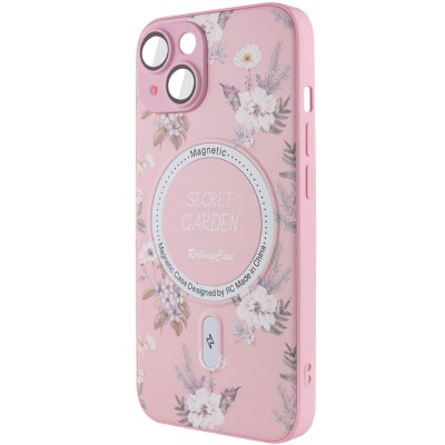 TPU+PC чохол Secret Garden with MagSafe для Apple iPhone 15 (6.1") Pink TPU+PC чохол Secret Garden with MagSafe для Apple iPhone 15 (6.1") Pink
