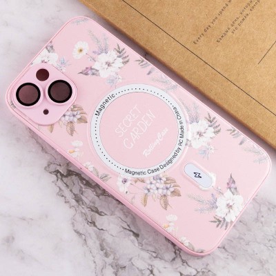 TPU+PC чохол Secret Garden with MagSafe для Apple iPhone 15 (6.1") Pink TPU+PC чохол Secret Garden with MagSafe для Apple iPhone 15 (6.1") Pink