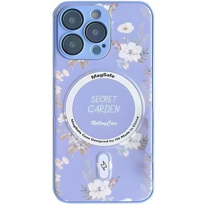 TPU+PC чохол Secret Garden with MagSafe для Apple iPhone 15 Pro Max (6.7") Lilac TPU+PC чохол Secret Garden with MagSafe для Apple iPhone 15 Pro Max (6.7") Lilac