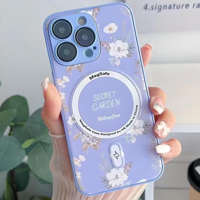 TPU+PC чохол Secret Garden with MagSafe для Apple iPhone 15 Pro Max (6.7") Lilac TPU+PC чохол Secret Garden with MagSafe для Apple iPhone 15 Pro Max (6.7") Lilac
