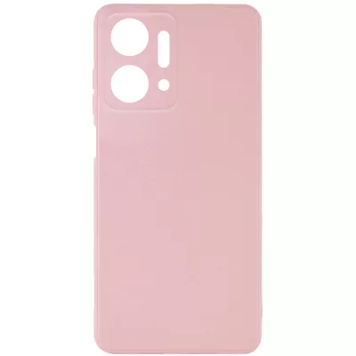 Силіконовий чохол Candy Full Camera для Huawei Honor X7a Рожевий / Pink Sand