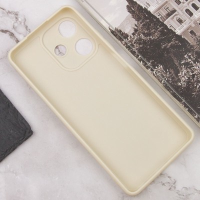 Силіконовий чохол Candy Full Camera для Infinix Hot 30 Бежевий / Antigue White
