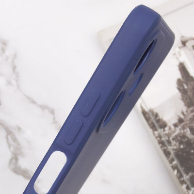 Силіконовий чохол Candy Full Camera для Infinix Hot 30i Синій / Dark Blue