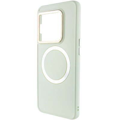 TPU чохол Bonbon Metal Style with MagSafe для OnePlus 10 Pro Білий / White