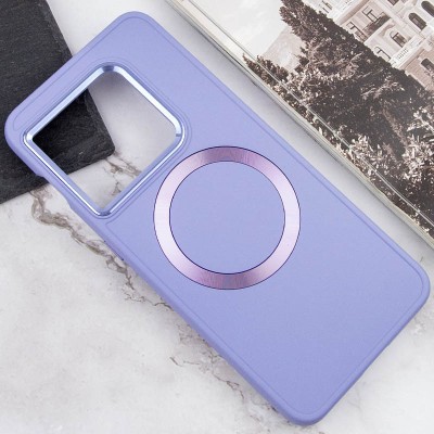 TPU чохол Bonbon Metal Style with MagSafe для OnePlus 10 Pro Бузковий / Dasheen