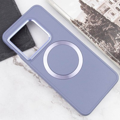 TPU чохол Bonbon Metal Style with MagSafe для OnePlus 10 Pro Сірий / Lavender