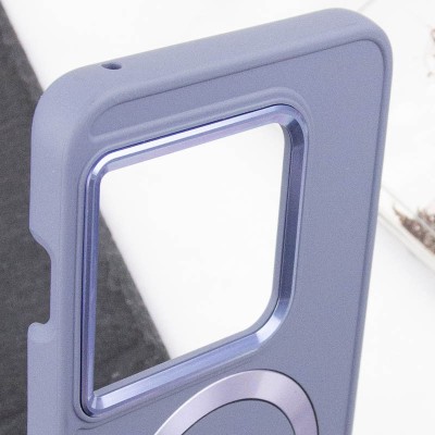 TPU чохол Bonbon Metal Style with MagSafe для OnePlus 10 Pro Сірий / Lavender
