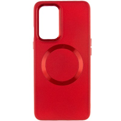 TPU чохол Bonbon Metal Style with MagSafe для OnePlus 9 Pro Червоний / Red