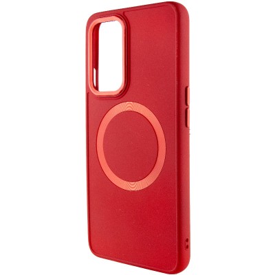 TPU чохол Bonbon Metal Style with MagSafe для OnePlus 9 Pro Червоний / Red