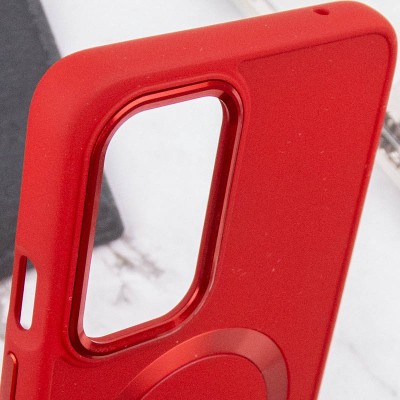 TPU чохол Bonbon Metal Style with MagSafe для OnePlus 9 Pro Червоний / Red