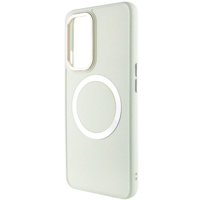 TPU чохол Bonbon Metal Style with MagSafe для OnePlus 9 Білий / White