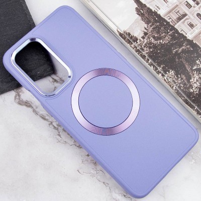TPU чохол Bonbon Metal Style with MagSafe для OnePlus 9 Бузковий / Dasheen