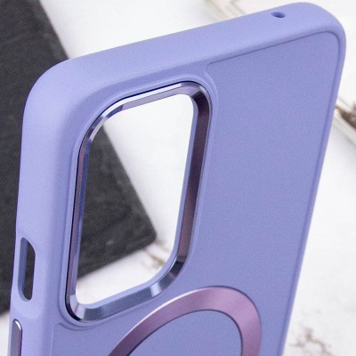 TPU чохол Bonbon Metal Style with MagSafe для OnePlus 9 Бузковий / Dasheen