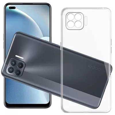 TPU чохол Epic Transparent 1,5mm Full Camera для Oppo F17 Pro Безбарвний (прозорий)