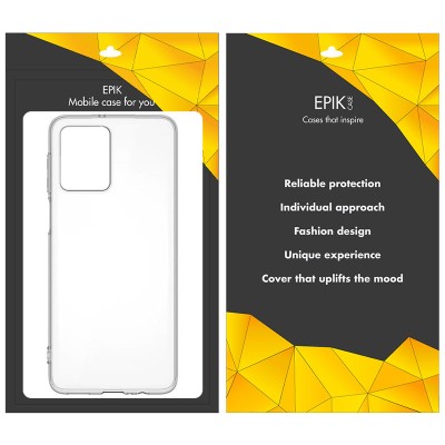 TPU чохол Epic Transparent 1,5mm для Motorola Moto G54 Безбарвний (прозорий) TPU чохол Epic Transparent 1,5mm для Motorola Moto G54 Безбарвний (прозорий)