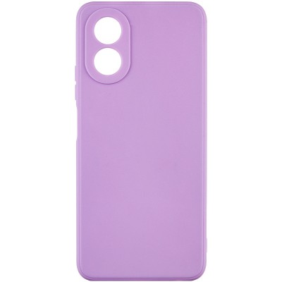 Силіконовий чохол Candy Full Camera для Oppo A38 / A18 Бузковий / Dasheen